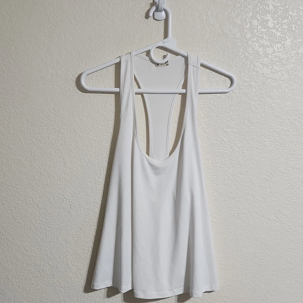 Bundle of Two Free People A Line Everyday Tank Tops Sz Small Birdsong Blue/White